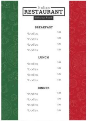 Noodles menu - Edited